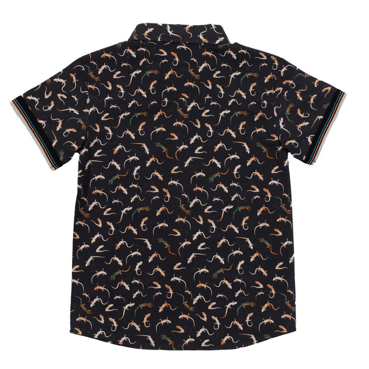 Nano - Kids Short Sleeve Button Up Shirt