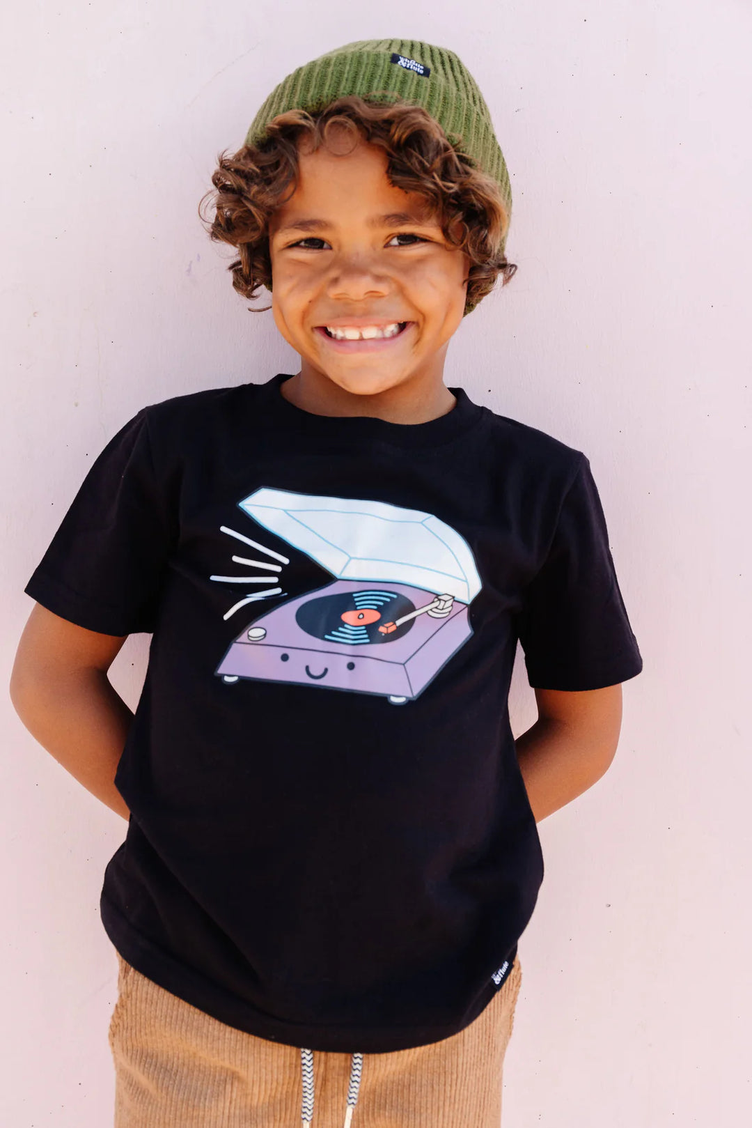 Whistle & Flute - Kawaii Record Player T-Shirt