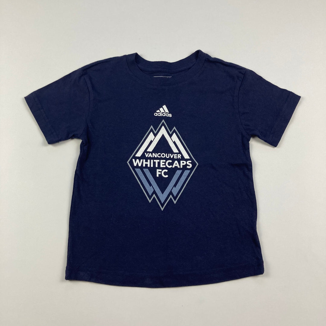 Adidas Whitecaps T-Shirt - Size Kids 5/6T - Pitter Patter Boutique