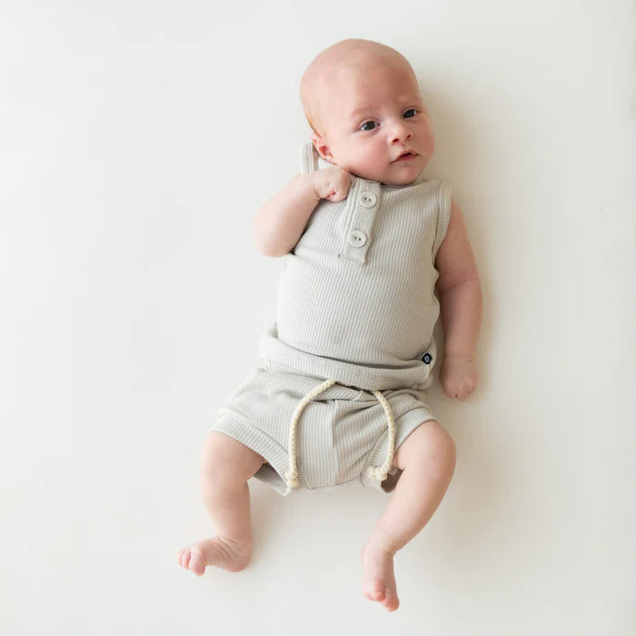 Kyte Baby - Ribbed Henley Tank Set