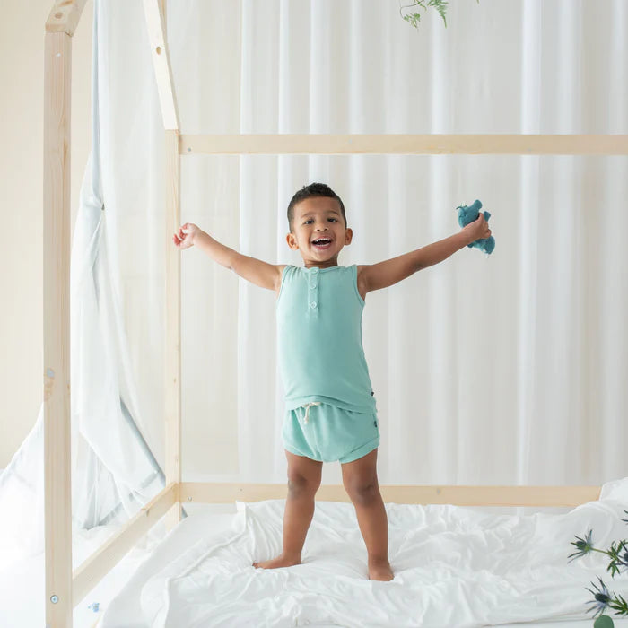 Kyte Baby - Ribbed Henley Tank Set