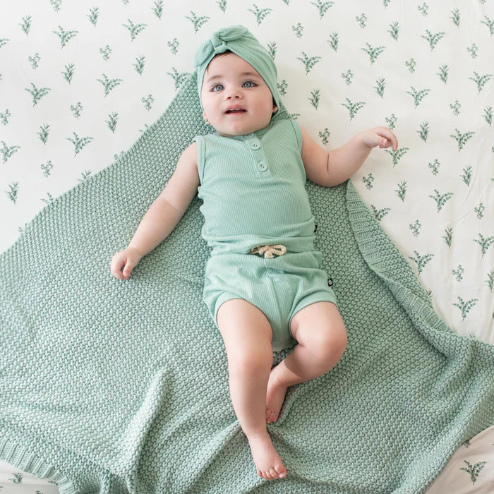 Kyte Baby - Ribbed Henley Tank Set