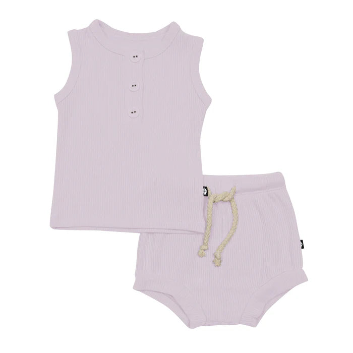 Kyte Baby - Ribbed Henley Tank Set