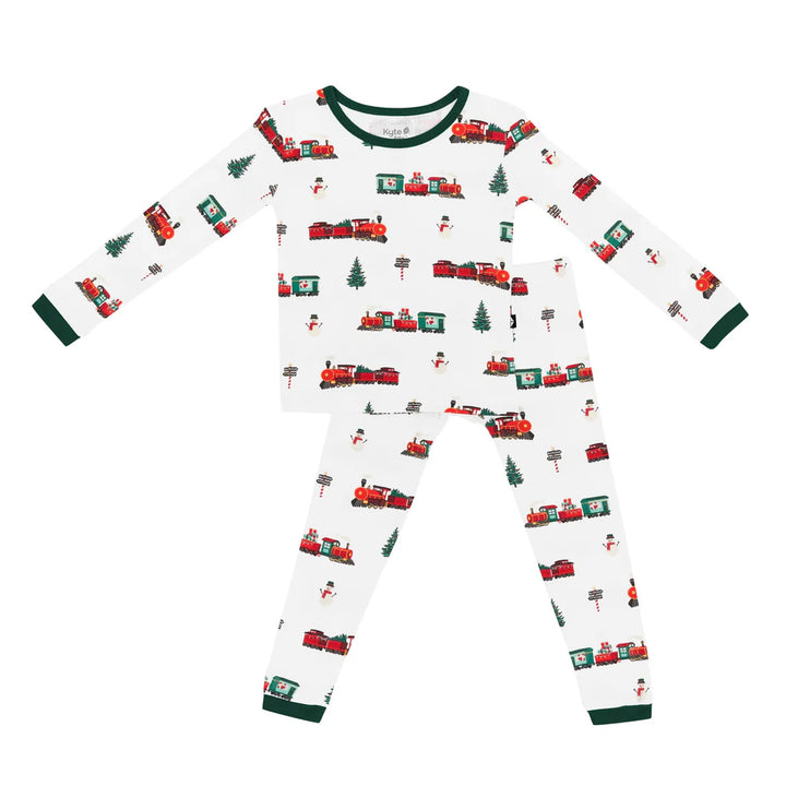 Kyte Baby - Bamboo Long Sleeve PJ/Pajama Set (3T & 4T)