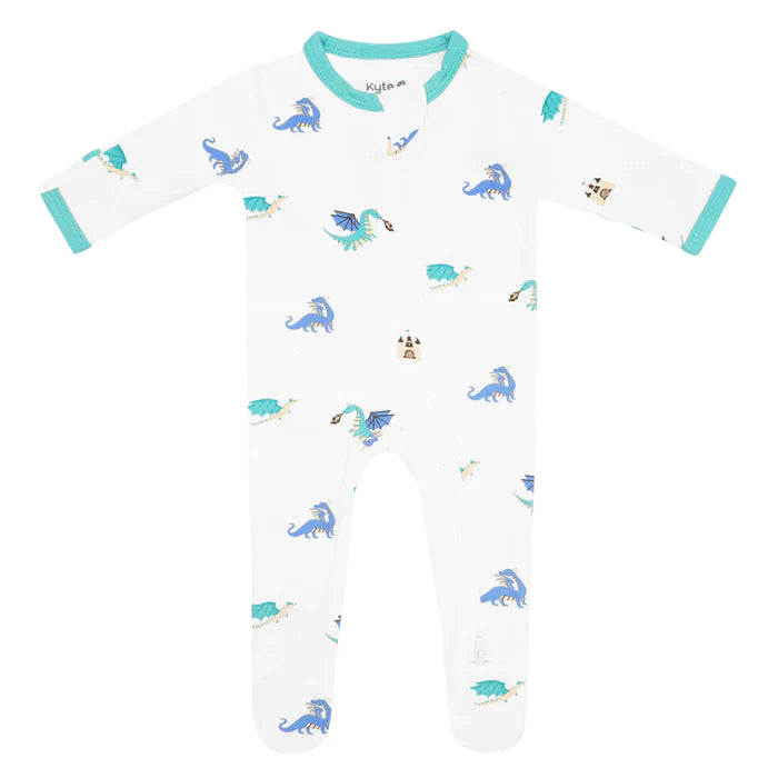 Kyte Baby - 3-6M Zippered Footie - Pitter Patter Boutique