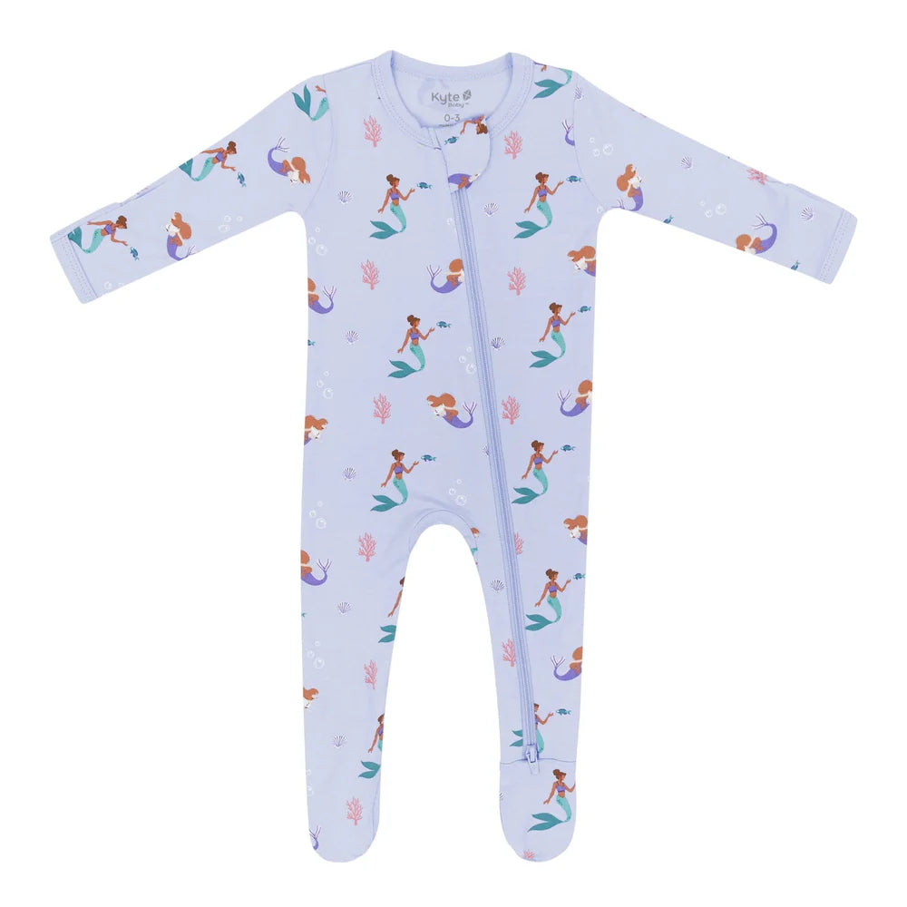 Kyte Baby - Newborn Bamboo Zippered Footie