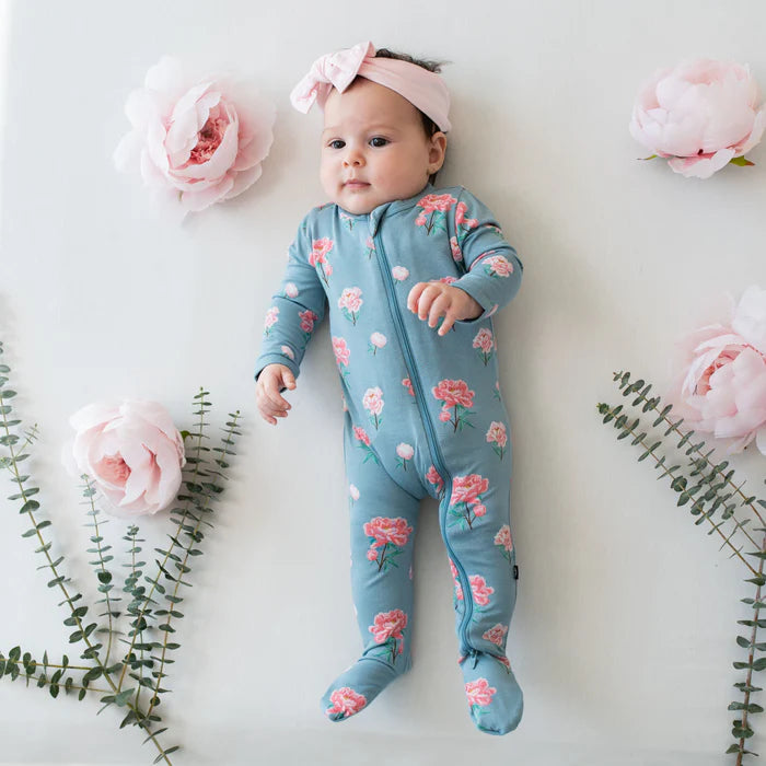 Kyte Baby - Newborn Bamboo Zippered Footie