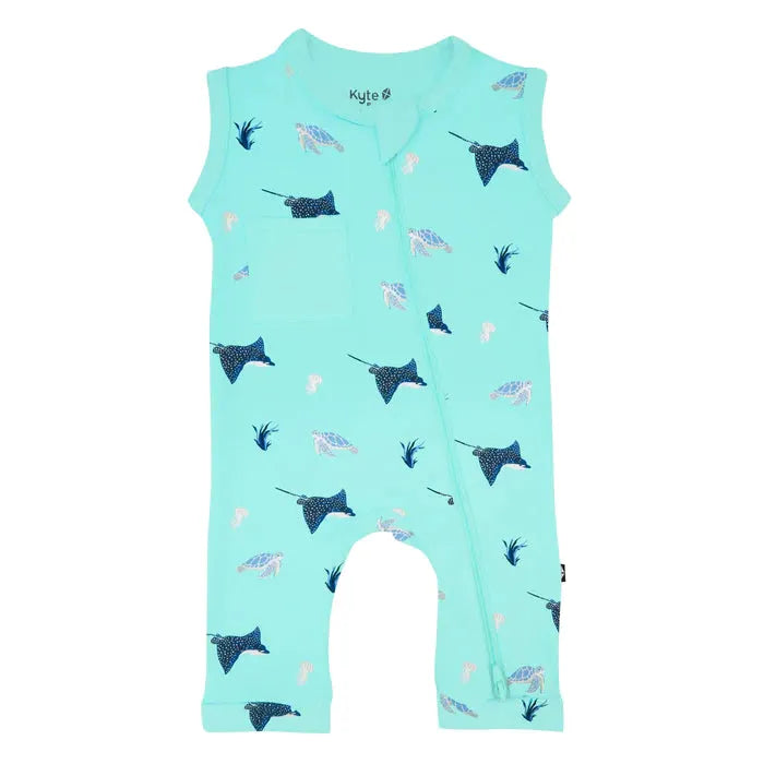 Kyte Baby - Sleeveless Zippered Rompers (up to 18-24m)