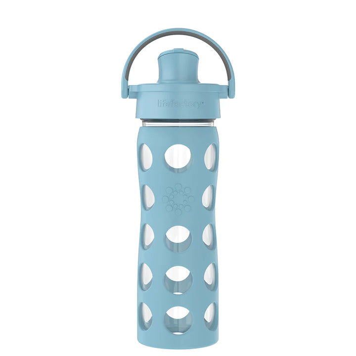 Lifefactory - 16oz Water Bottle with Silicone Sleeve and Active Cap - Pitter Patter Boutique