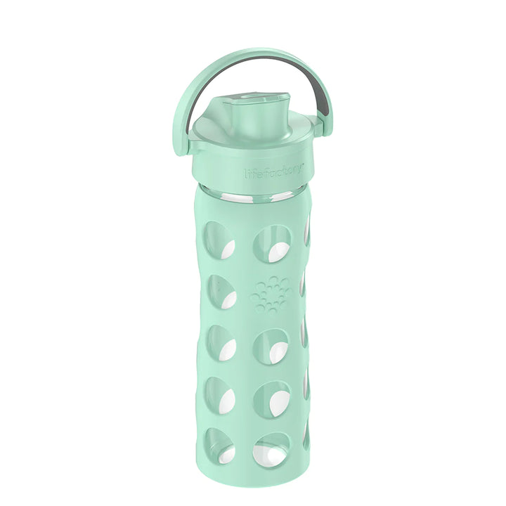 Lifefactory - 16oz Water Bottle with Silicone Sleeve and Active Cap - Pitter Patter Boutique