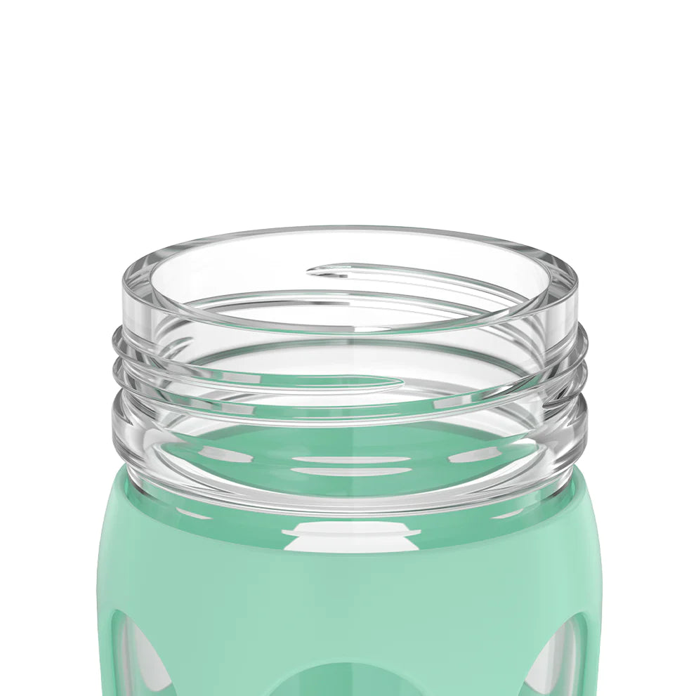 Lifefactory - 16oz Water Bottle with Silicone Sleeve and Active Cap - Pitter Patter Boutique