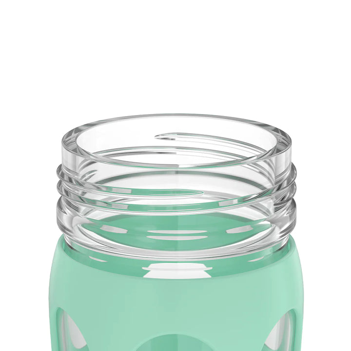 Lifefactory - 16oz Water Bottle with Silicone Sleeve and Active Cap - Pitter Patter Boutique