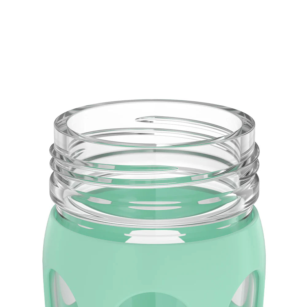 Lifefactory - 22oz Water Bottle with Silicone Sleeve and Active Cap