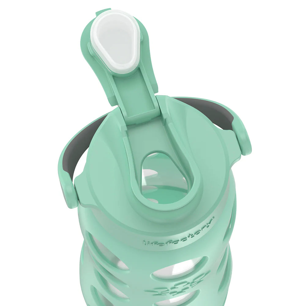Lifefactory - 22oz Water Bottle with Silicone Sleeve and Active Cap