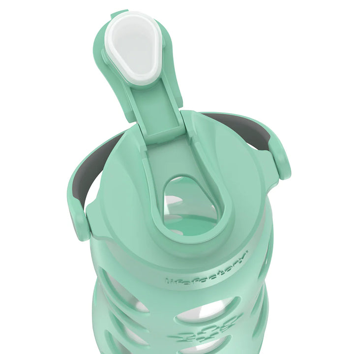 Lifefactory - 22oz Water Bottle with Silicone Sleeve and Active Cap