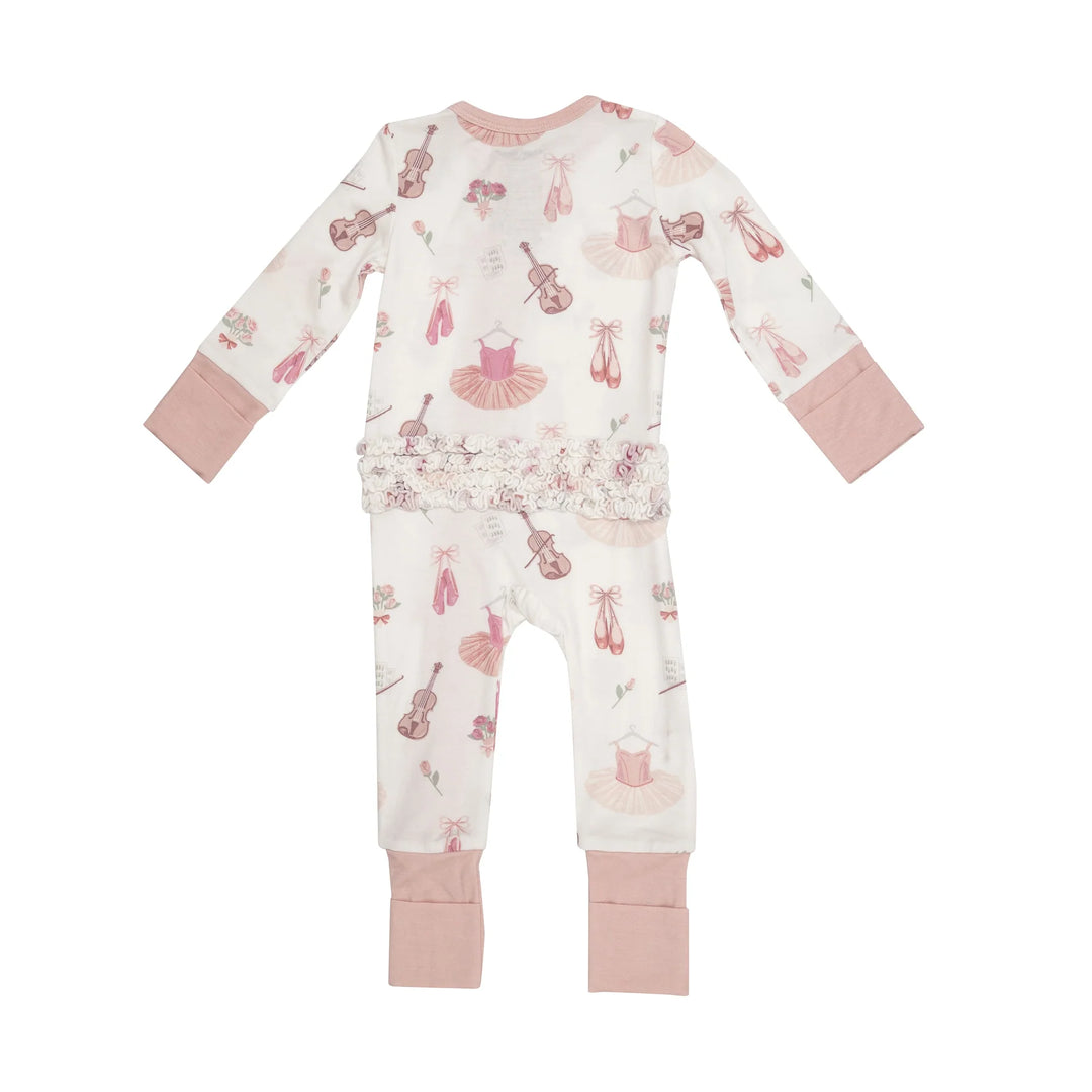 Angel Dear - Bamboo 2-way Zippered Romper (6-12m, 12-18m & 18-24m)I - Pitter Patter Boutique