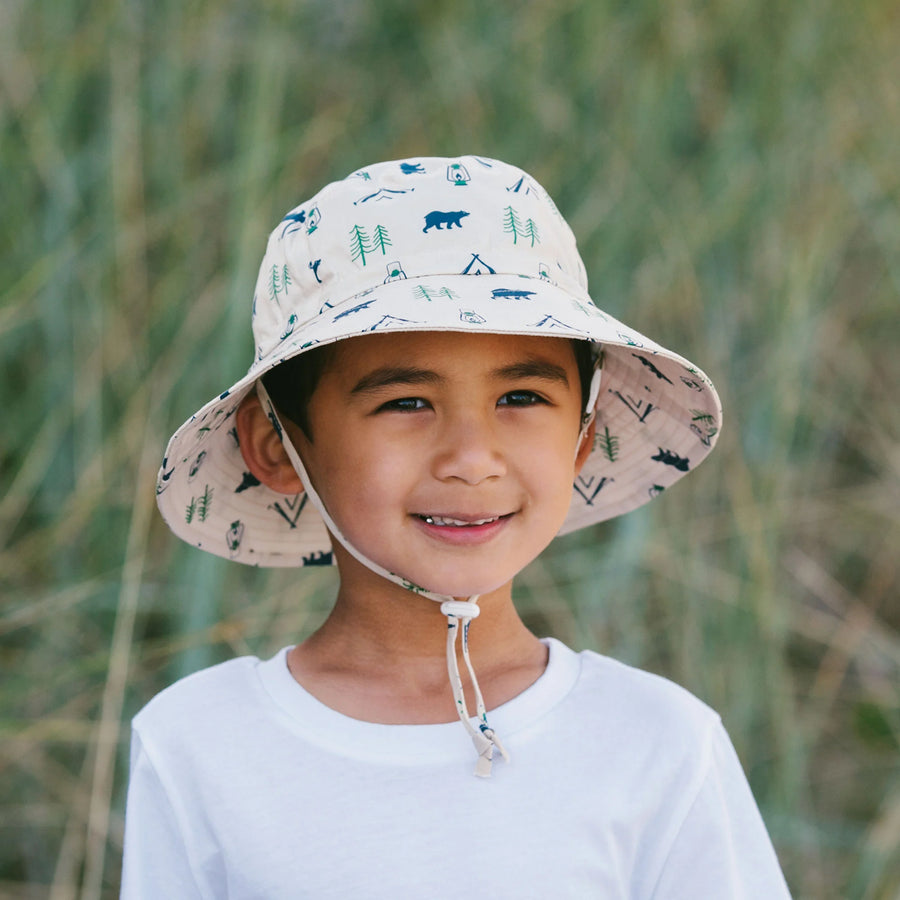 Jan & Jul - Bear Camp Cotton Bucket Hat - Pitter Patter Boutique