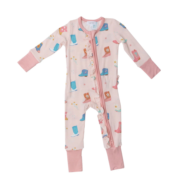 Angel Dear - Bamboo 2-way Zippered Romper (6-12m, 12-18m & 18-24m)I - Pitter Patter Boutique