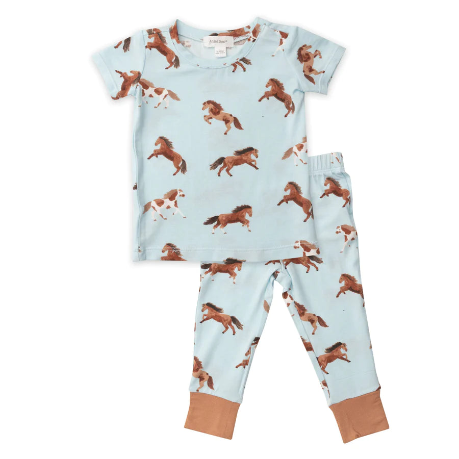 Angel Dear - Short Sleeve PJ's - Pitter Patter Boutique