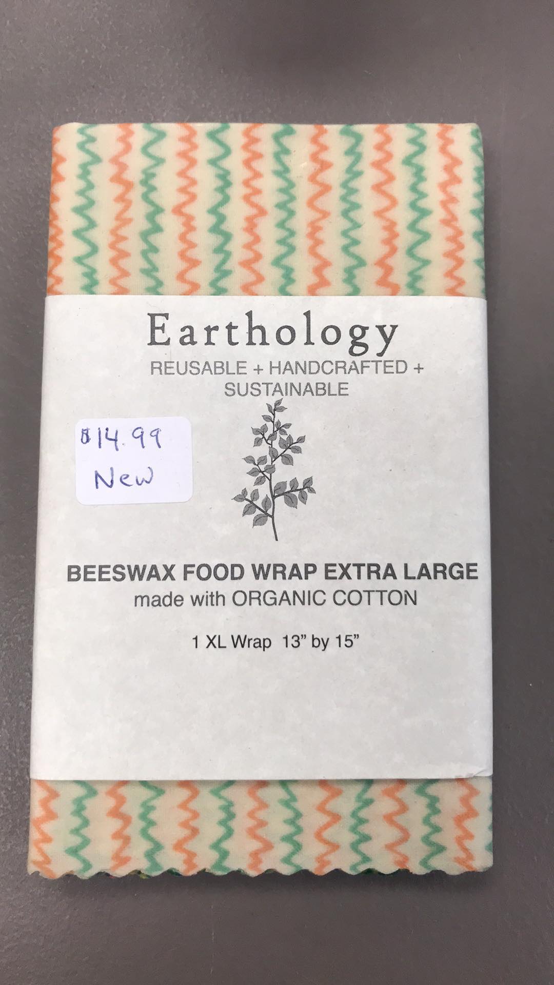 Earthology - Beeswax Food Wrap (XL) - Pitter Patter Boutique