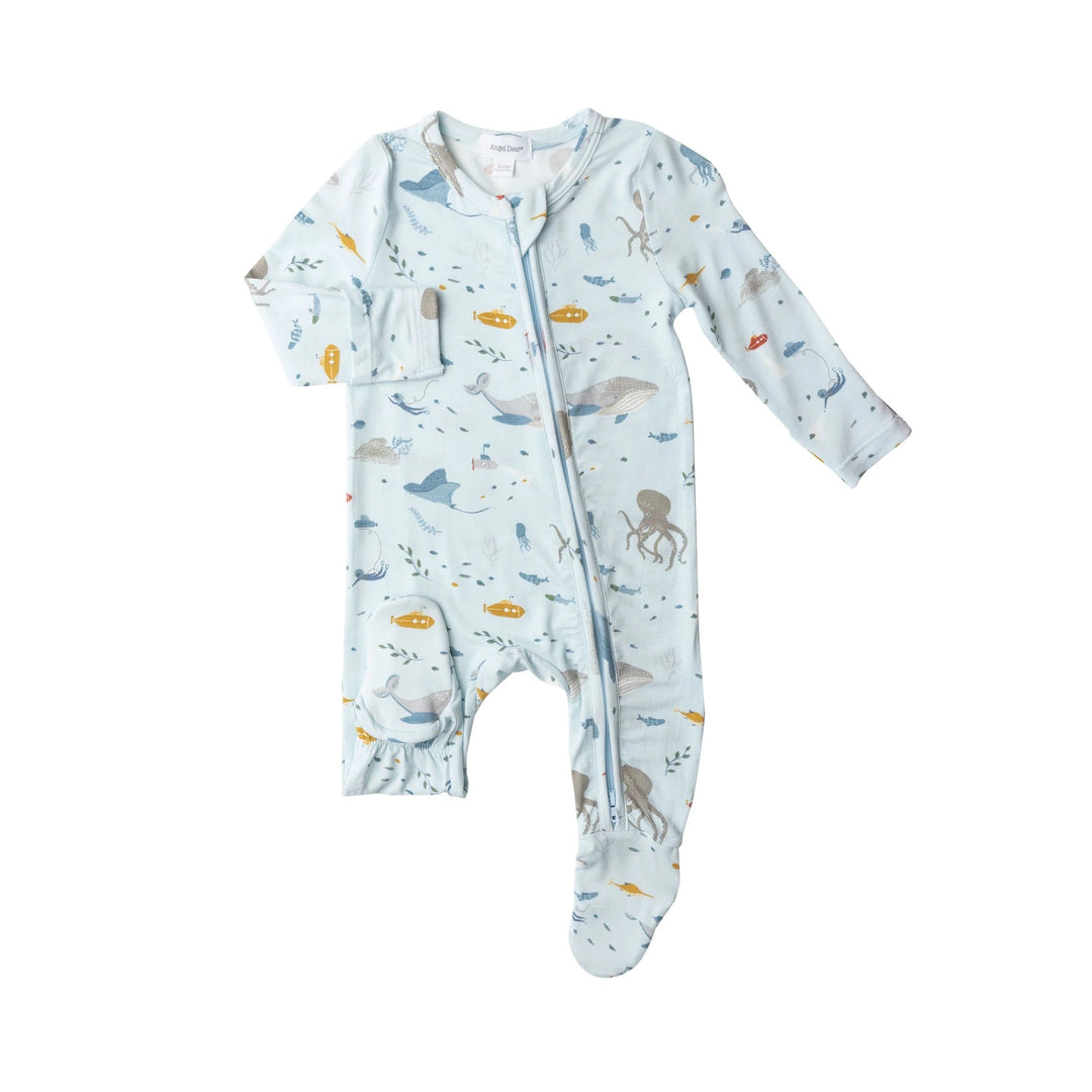 Angel Dear - Bamboo Footies (12-18m & 18-24m) - Pitter Patter Boutique