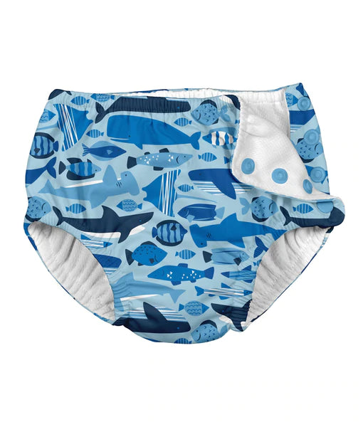 iPlay - Snap Reusable Absorbent Swim Diaper - Pitter Patter Boutique
