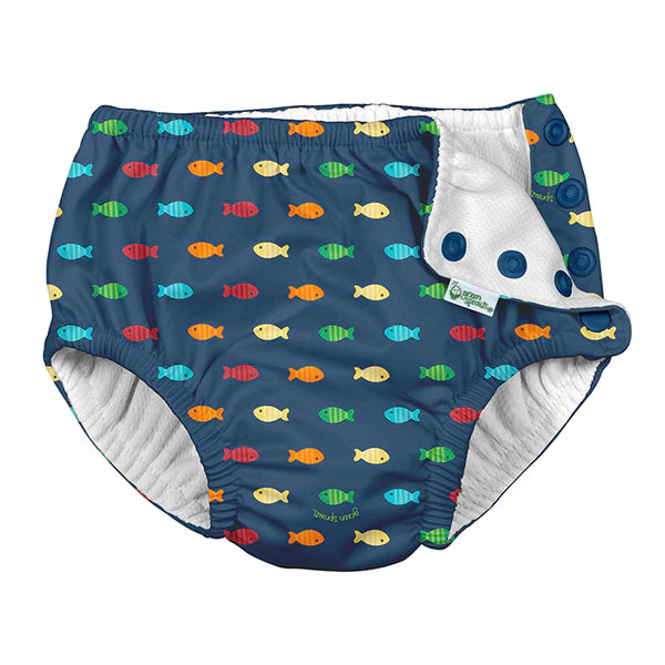 iPlay - Snap Reusable Absorbent Swim Diaper - Pitter Patter Boutique