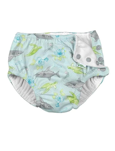 iPlay - Snap Reusable Absorbent Swim Diaper - Pitter Patter Boutique