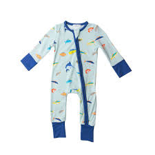 Angel Dear - Bamboo 2-way Zippered Romper (6-12m, 12-18m & 18-24m)I - Pitter Patter Boutique