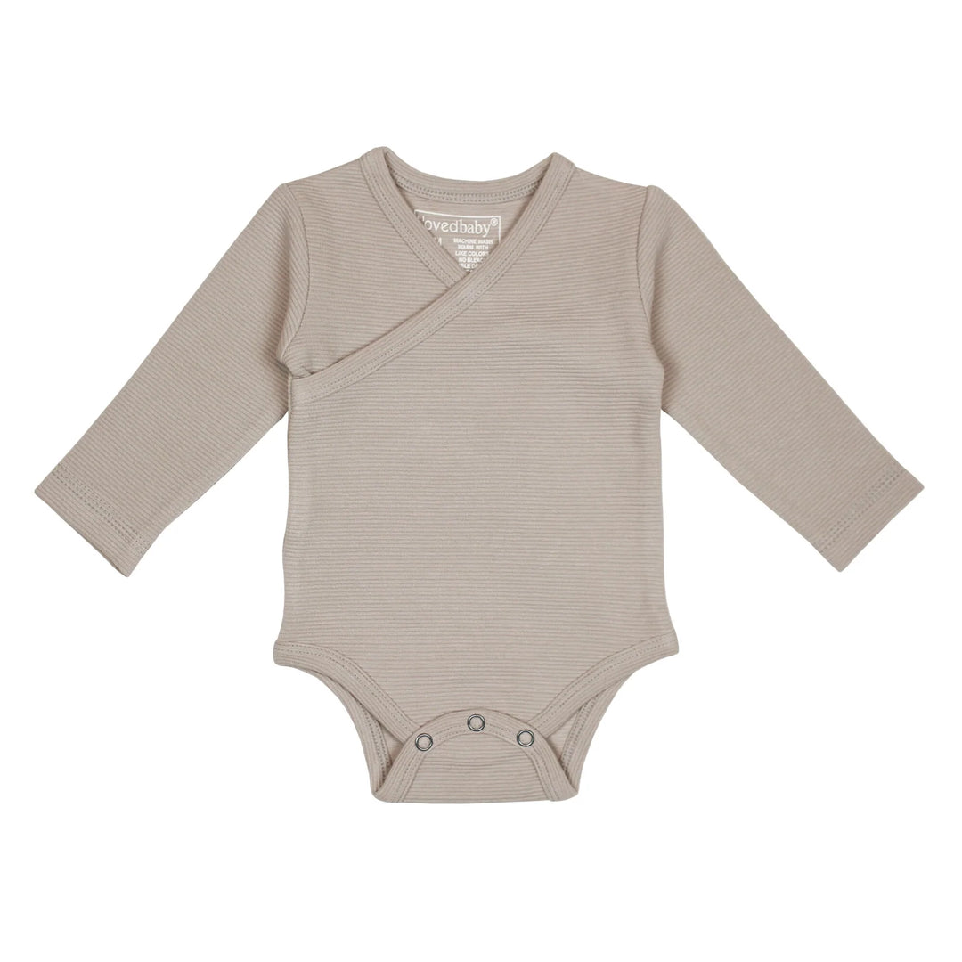 L'oved Baby Corduroy Wrap Bodysuit - Pitter Patter Boutique