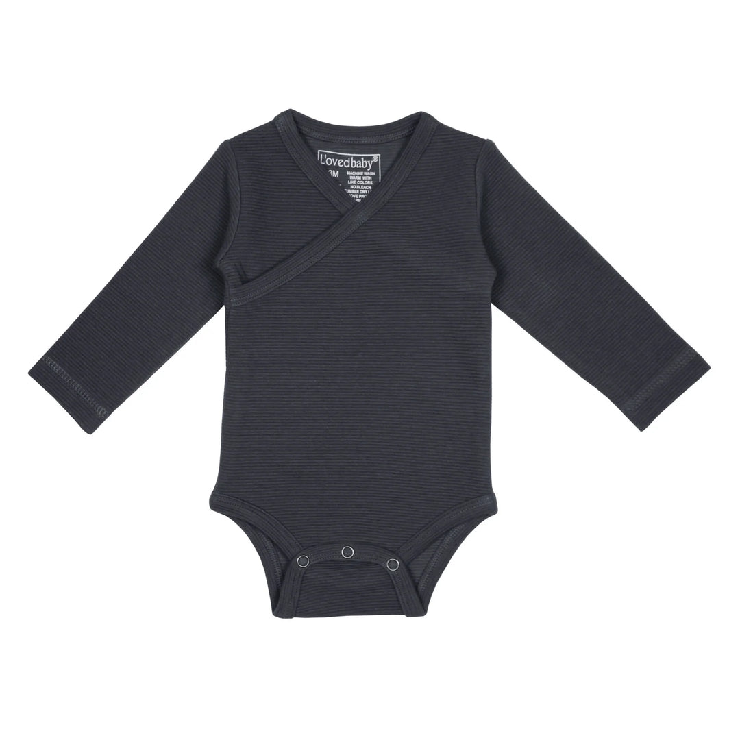 L'oved Baby Corduroy Wrap Bodysuit - Pitter Patter Boutique