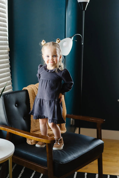 L’oved Baby - Long Sleeve Corduroy Dress - Pitter Patter Boutique