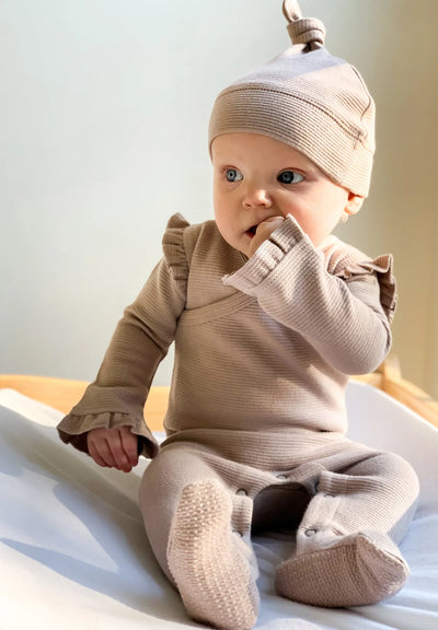 L'oved Baby - Corduroy Wrap Footie - Pitter Patter Boutique