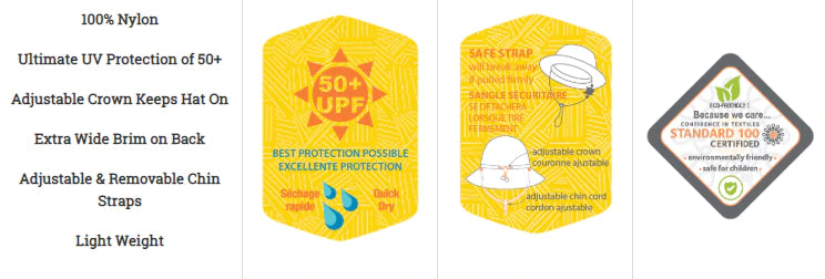 Quick-Dry UV Sun Hat - Pitter Patter Boutique