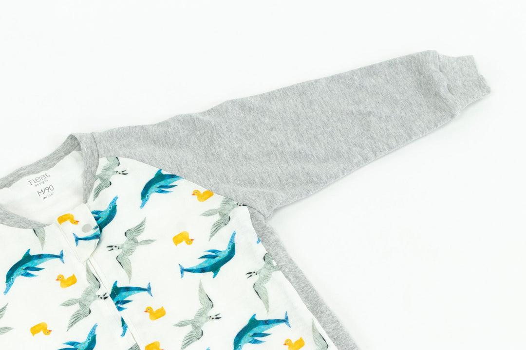 Nest Designs - Cozy Raglan 2.5 tog Sleep Suit - Pitter Patter Boutique
