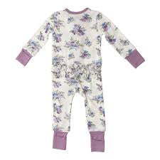 Angel Dear - Bamboo 2-way Zippered Romper (6-12m, 12-18m & 18-24m)I - Pitter Patter Boutique