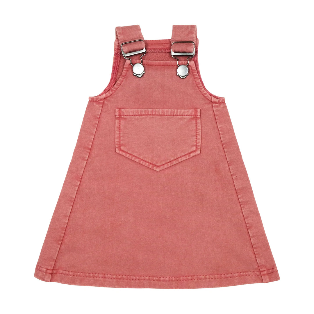 L’oved Baby - Faux Denim Baby Buckle Dress - Pitter Patter Boutique