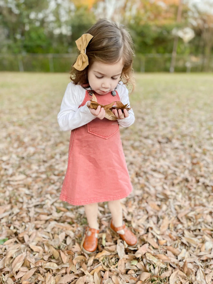 L’oved Baby - Faux Denim Baby Buckle Dress - Pitter Patter Boutique