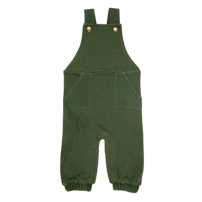 French Terry Overall Romper - Pitter Patter Boutique