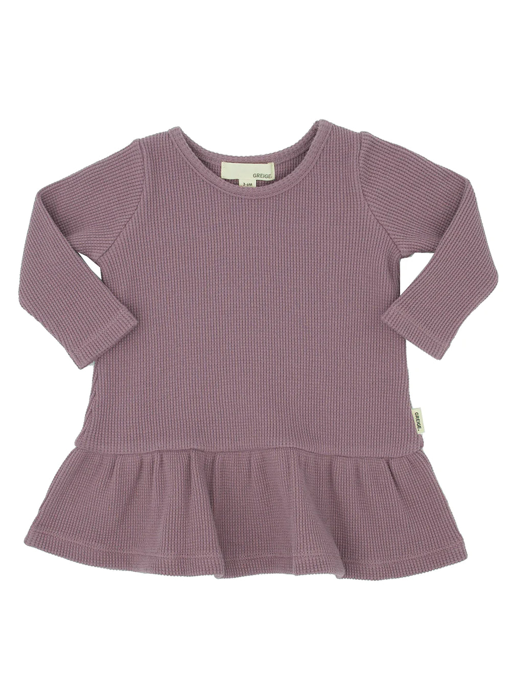 Greige - The Peplum Tee - Pitter Patter Boutique