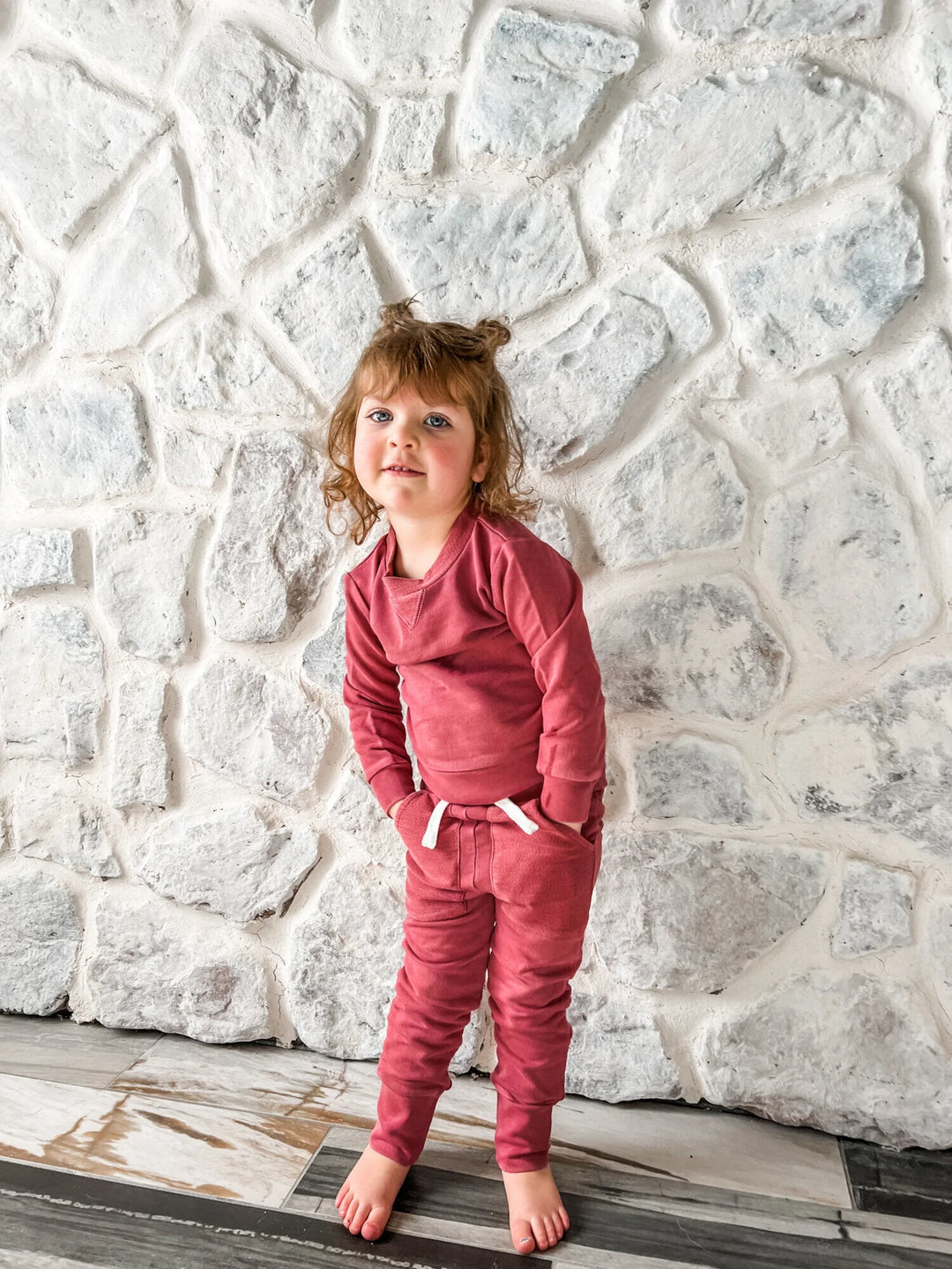 L'oved Baby -Kids French Terry Sweatshirt & Jogger Set - Pitter Patter Boutique