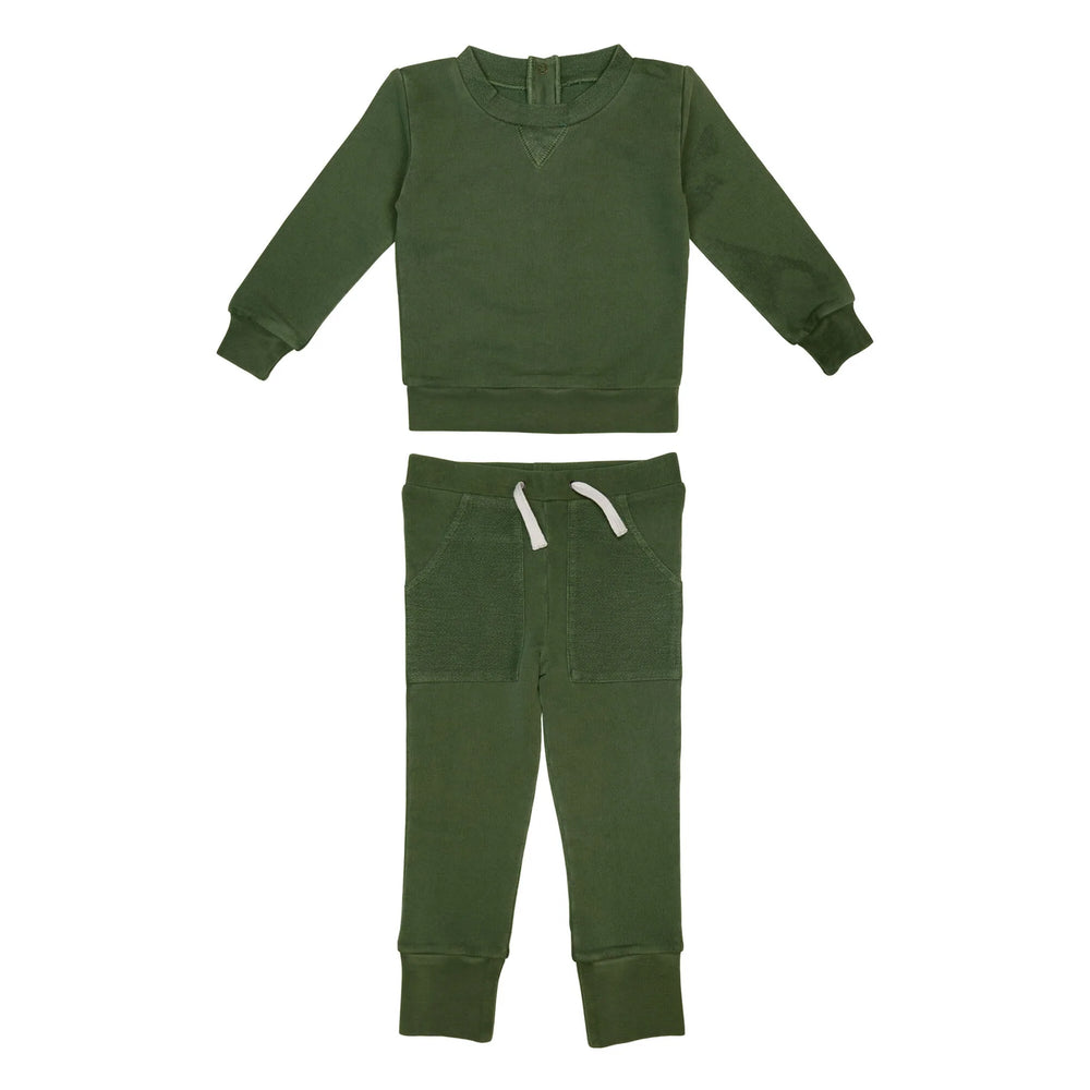 L'oved Baby -Kids French Terry Sweatshirt & Jogger Set - Pitter Patter Boutique