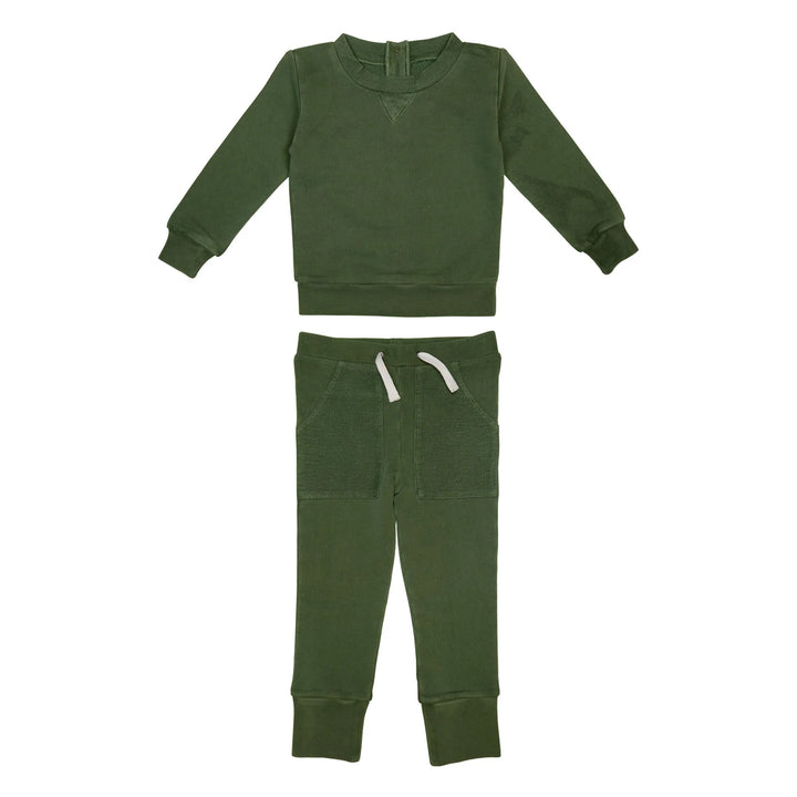 L'oved Baby -Kids French Terry Sweatshirt & Jogger Set - Pitter Patter Boutique