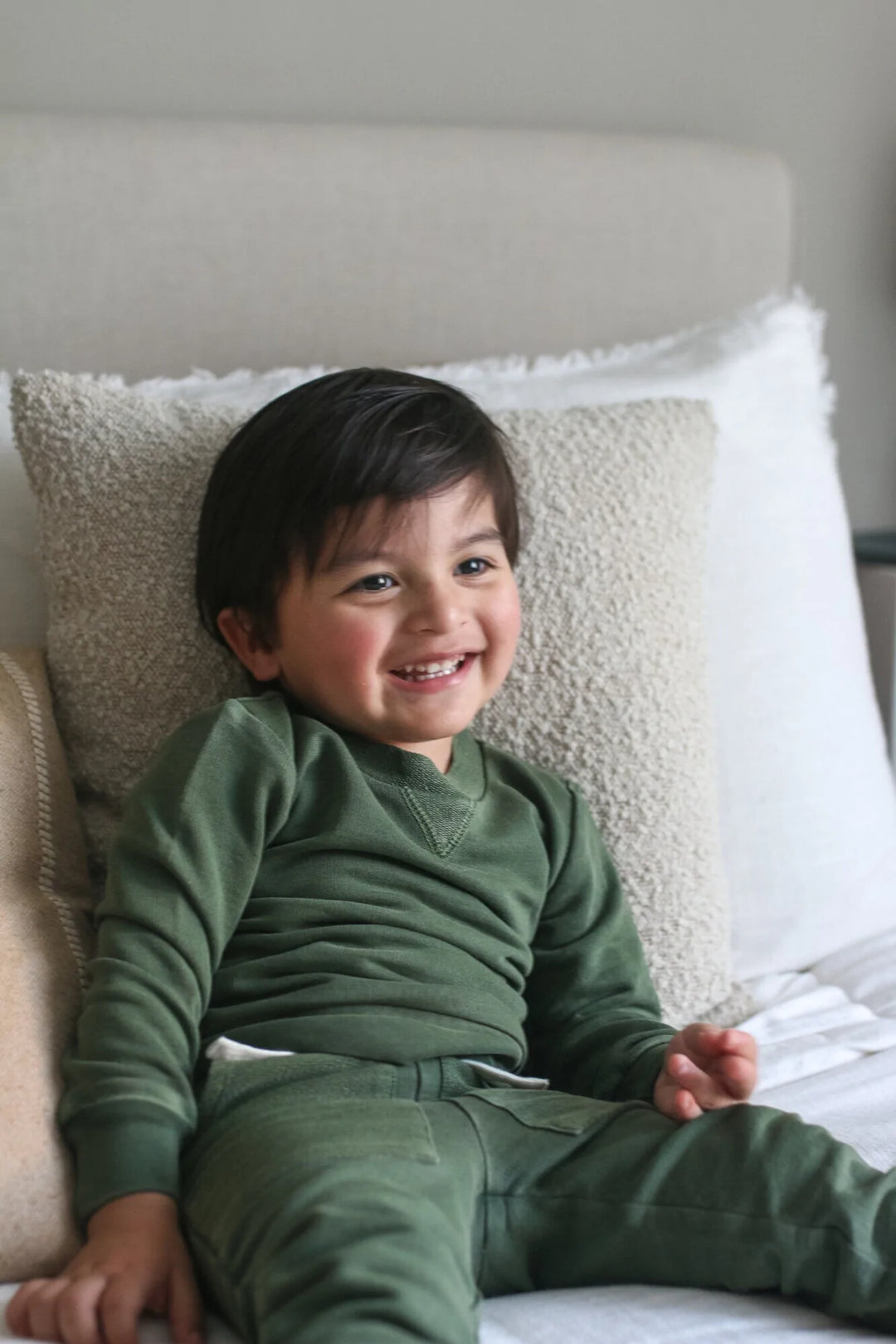 L'oved Baby -Kids French Terry Sweatshirt & Jogger Set - Pitter Patter Boutique