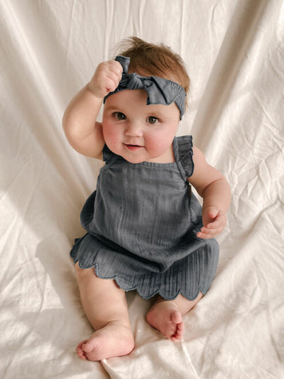 L'oved Baby - Muslin Tunic Top & Bloomer Set - Pitter Patter Boutique