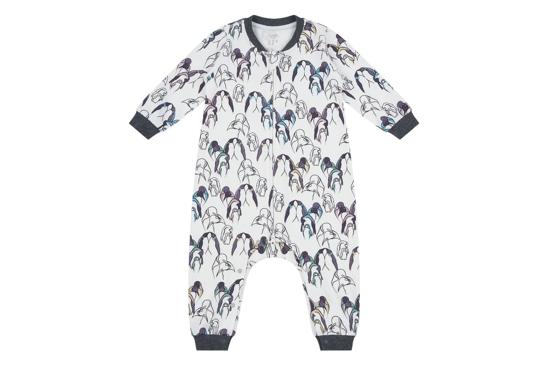 Organic Cotton Long Sleeve Romper - Pitter Patter Boutique