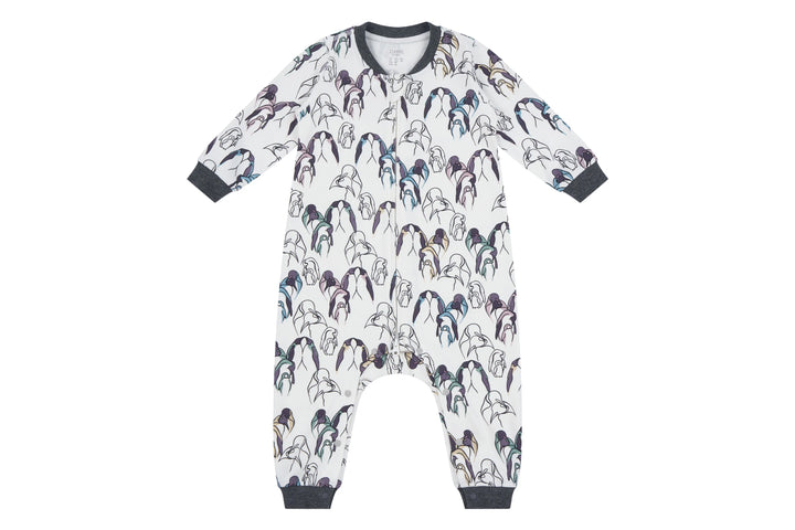 Organic Cotton Long Sleeve Romper - Pitter Patter Boutique