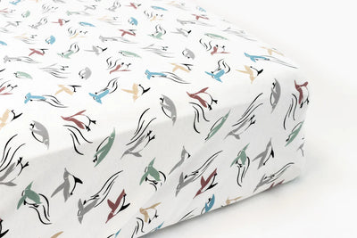 Nest Designs - Fitted Organic Cotton Crib Sheets - Pitter Patter Boutique