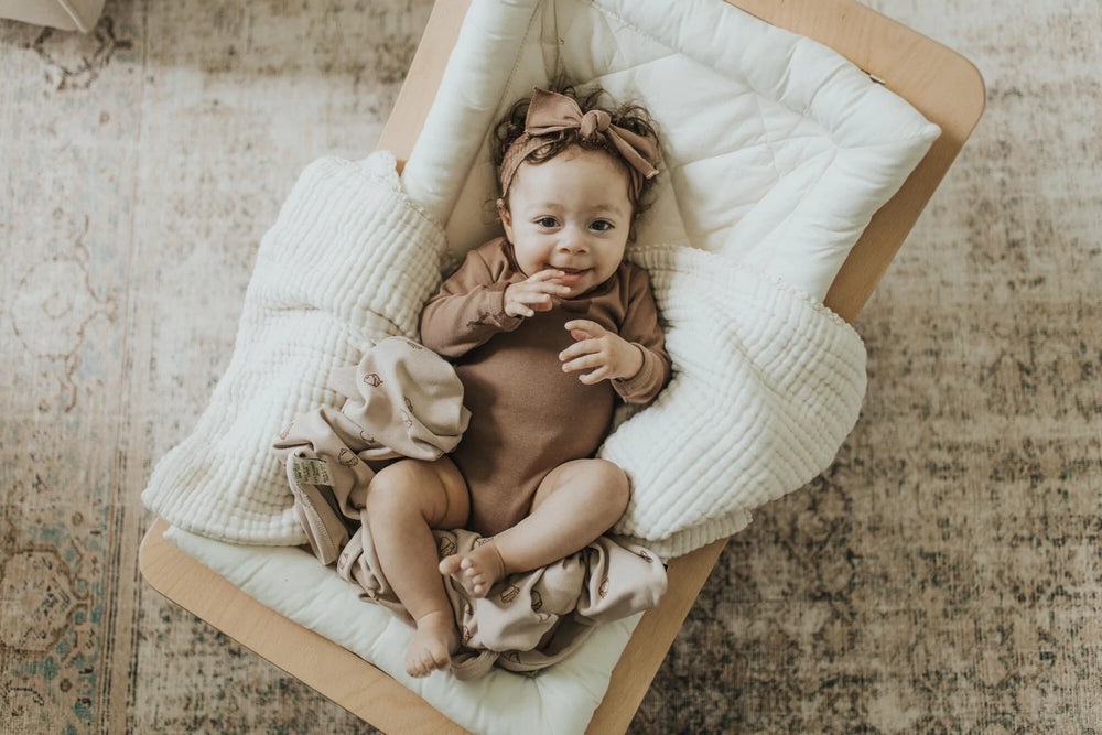 Organic Long Sleeve Bodysuit - Pitter Patter Boutique