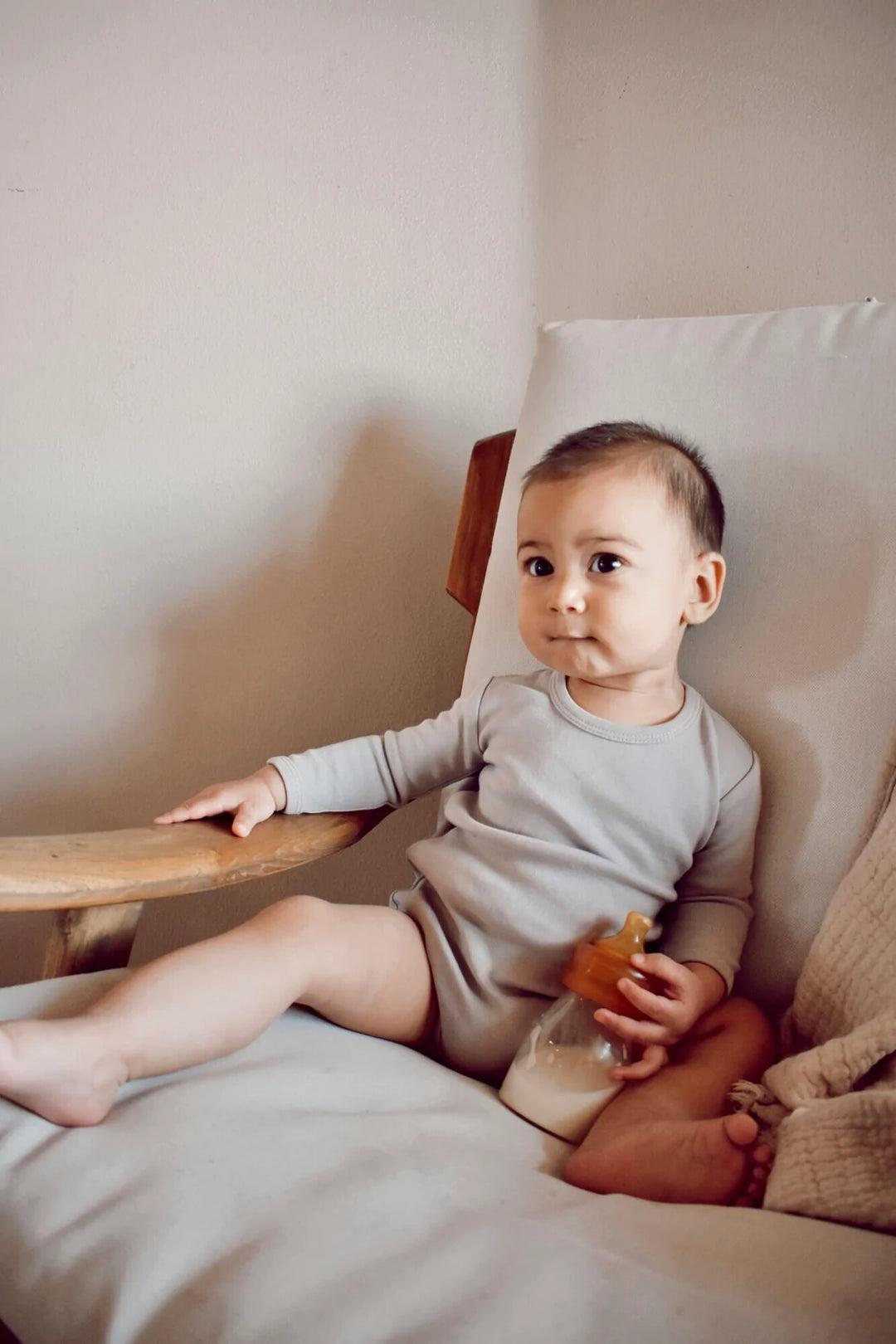 Organic Long Sleeve Bodysuit - Pitter Patter Boutique